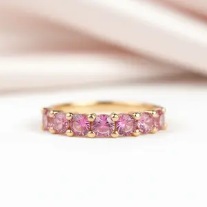 3mm Seven Stone Alexandrite Wedding Band