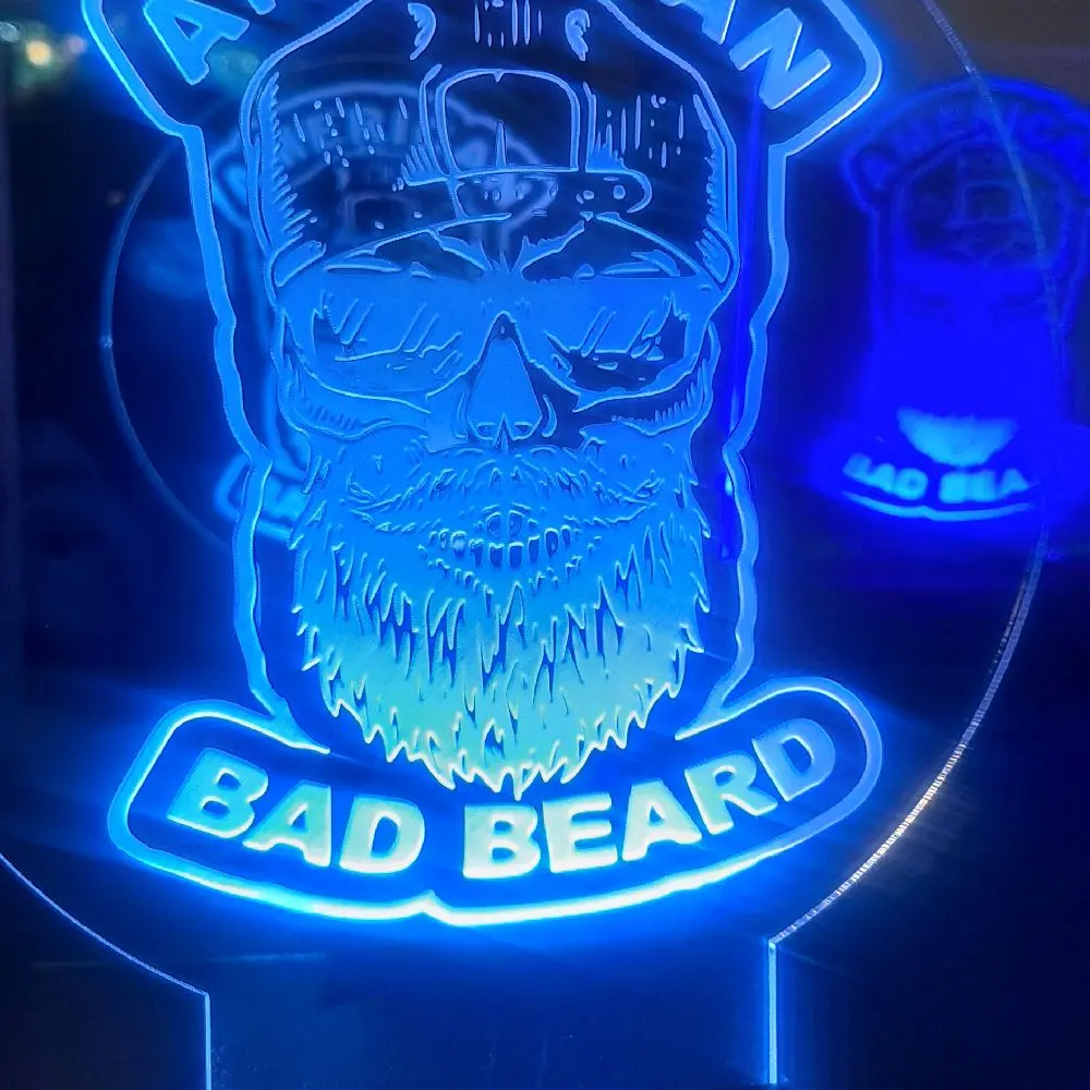 American Bad Beard circle light stand