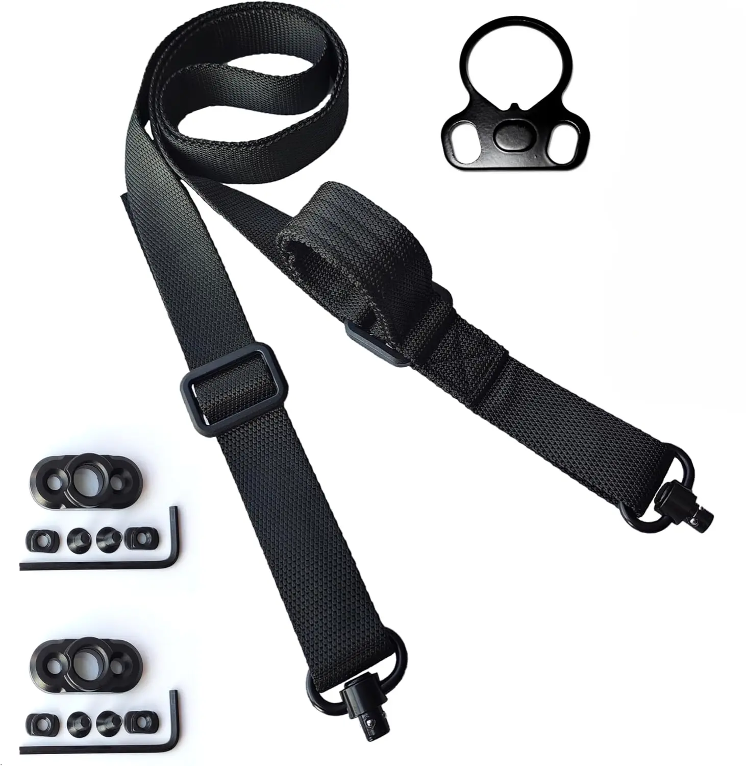 2 Point Traditional Sling | Quick Adjust Gear Sling with Swivel Mount, Wide Soft Shoulder Pad, For Crossbow, Hunting & Outdoor