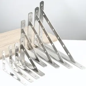 Sturdy triangular wall-mounted heavy-duty 90-degree support frame triangular bracket