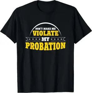 100% cotton Unisex Parole Officer Probation T-Shirt