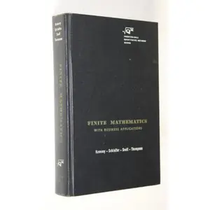 USED-Finite Mathematics With Business Applications by John G. Kemeny (Hardcover)