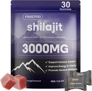 Pure Himalayan Shilajit Gummies for Men & Women - 100% Natural & Organic | 85+ Trace Minerals & Fulvic Acid | 30 Count | Individually Packaged