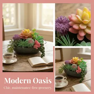 Artificial succulent plant