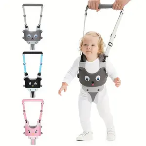 1pc Blue Baby Walker Harness, Adjustable Toddler Walking Assist Belt, Polyester Child Walking Trainer Tool for Learning to Walk, Handheld Toddler Helper Support System