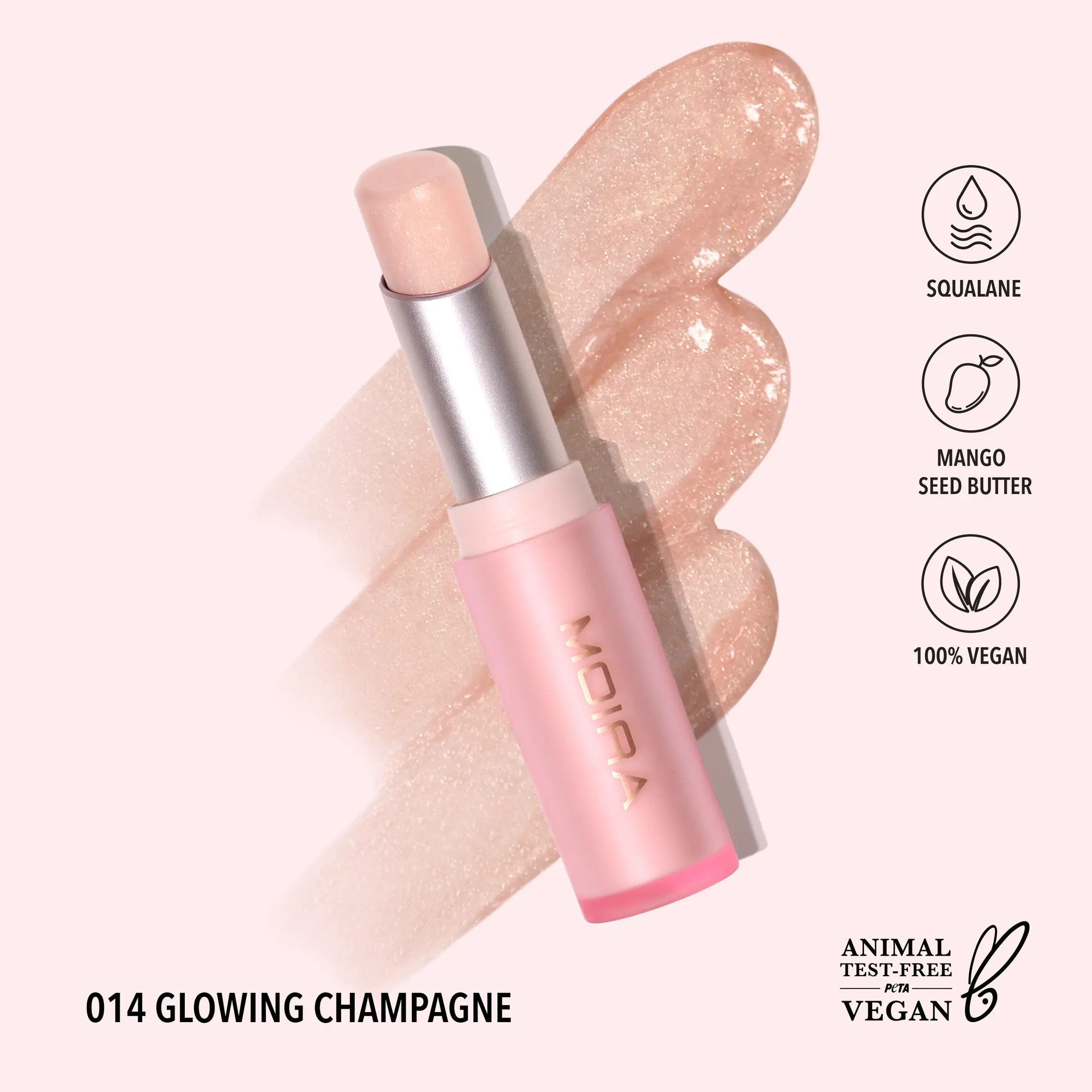 Glowing Champagne Luxury Lipstick