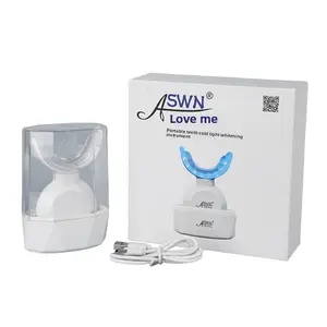 In-stock rechargeable teeth whitening device, wireless charging teeth cleaner, teeth whitening device gel set wholesale