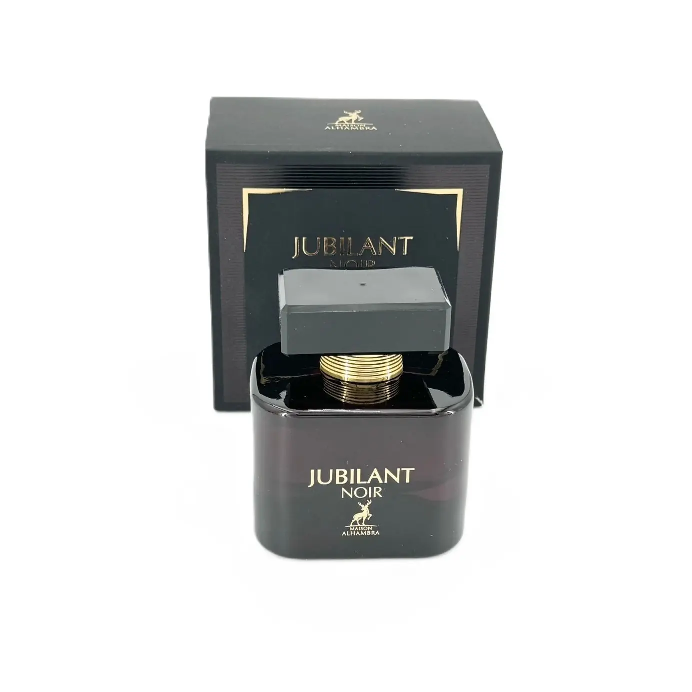 MAISON ALHAMBRA Jubilant Noir Extrait de Parfum for Women, Long-Lasting Amber Musk Scent with Spicy & Floral Notes, EDP Liquid Perfume, 100ml / 3.4 oz, Amber Musk Fragrance, Edp Liquid Perfumes, Edp Fragrances, Single Item