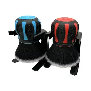 Giant Ultra Soft Interior Detail Palm Brush with Stand