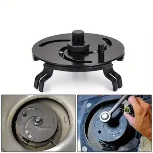 Fuel tank cap wrench 100-170mm, fuel pump transmitter lock ring tool, multifunctional adjustable wrench, universal fuel tank cap disassembly tool, three jaw right angle wrench tool