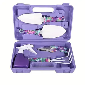 Gardening Tool Set, Garden Tool Kit with Carrying Case, Garden Pruning Shears & Spade & Sprayer & Tools, Perfect for Professionals