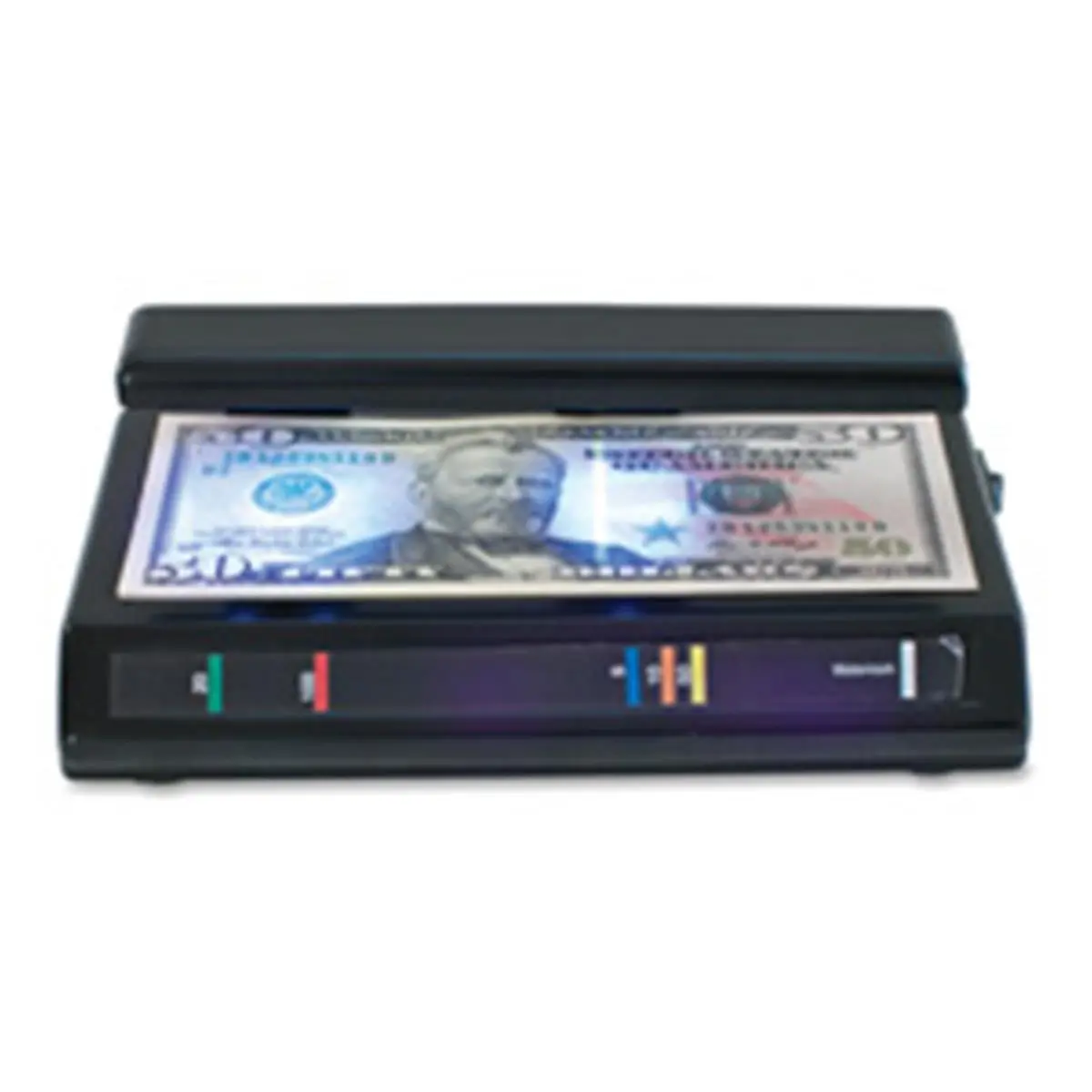 212 MAIN Counterfeit Triple Test Detector, Compact Portable Unit, 3in x 7in x 3in Black, AAA-Powered, Dri Mark Products Inc-Designed Accounting Office Stationery Supply, Watermarks, Credit Cards, Driver's Licenses, Passports