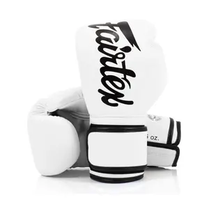 Fairtex BGV14 White Muay Thai Boxing Glove