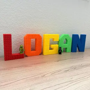 Brick Letters - custom name blocks - room, desk, & wall decor