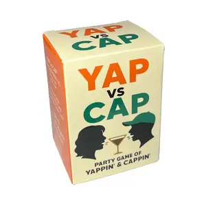 YAP vs CAP - The Party Game of Yappin & Cappin - Fun Social Drinking Game for Gatherings with Bold Opinions and Wild Debates