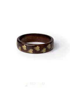 Ohia Engraved Koa Bangle