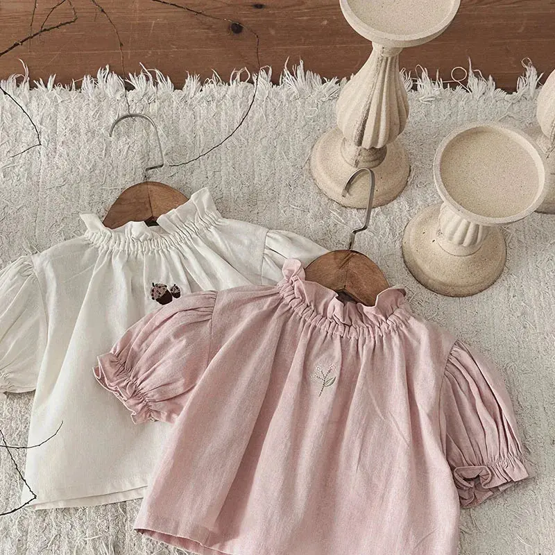 Katia Embroidered Flowers Pullover Sweet Top