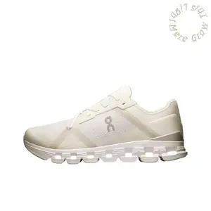 Pale White Grey Mesh Athletic Shoes Flexible Synthetic Overlay Hollow Groove Cushion Foam Sole Lightweight Outdoor Casual Walking Trainers Unisex Adult Sport Footwear