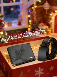 Men's Fashion Belt Set with Wallet, Classic Style, Stylish Belts, Perfect Gift for Valentine's Day, Father's Day, Christmas, Birthday