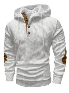 Men's fashionable casual hooded cardiganUzYW