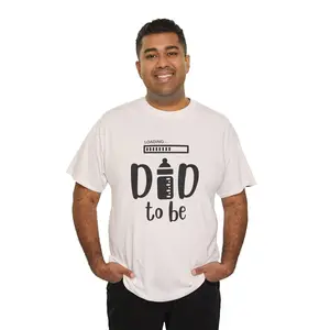 Loading Dad to Be Unisex Heavy Cotton Tee, Pregnancy Announcement Shirt, Baby Shower Gift, Expecting Dad Tee, Funny Maternity Top
