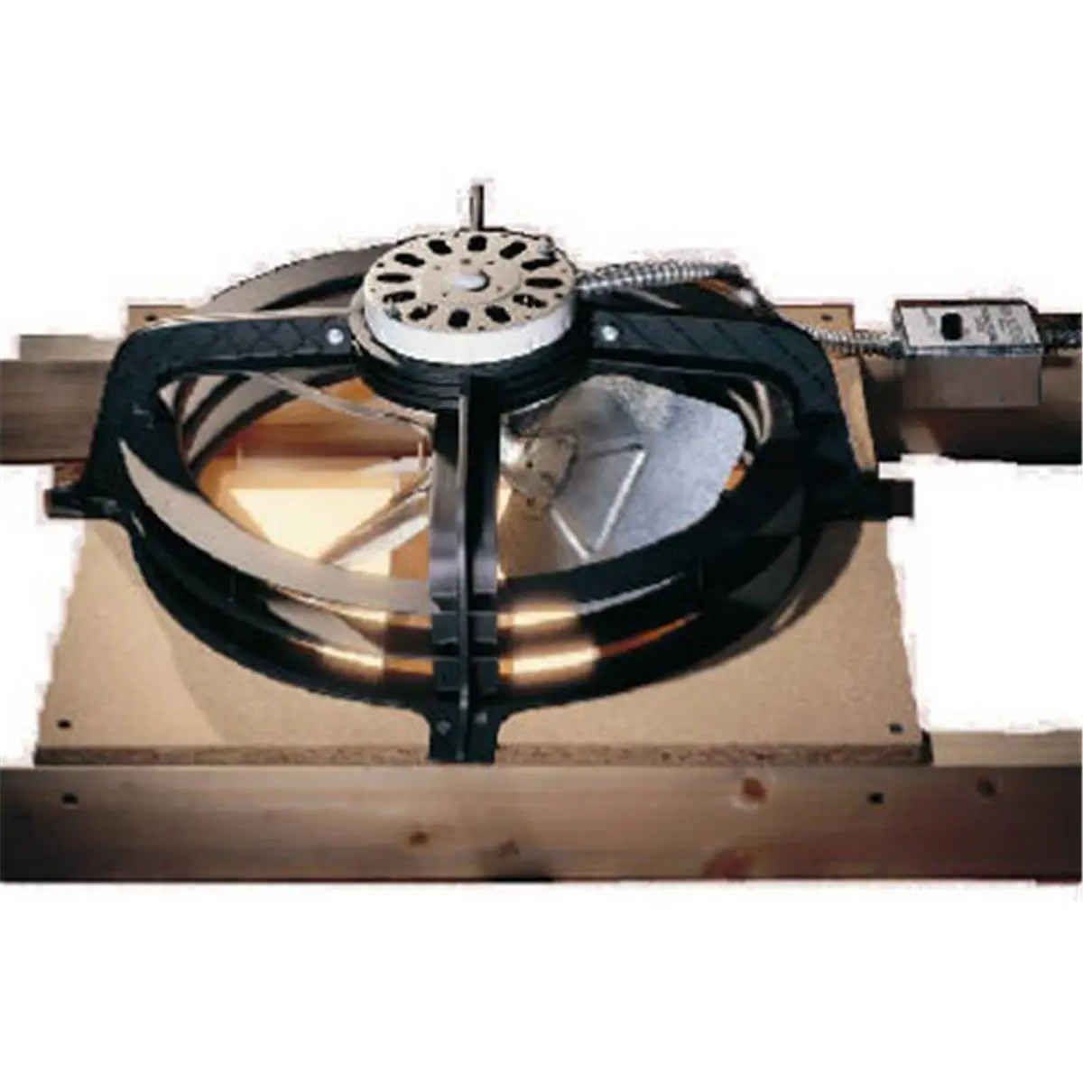 212 MAIN Gable-Mount Power Attic Ventilation Fan - Model 53319, True Value #102319, Adjustable Temp, CFM Rating, Round Shape Household Appliance Accessory