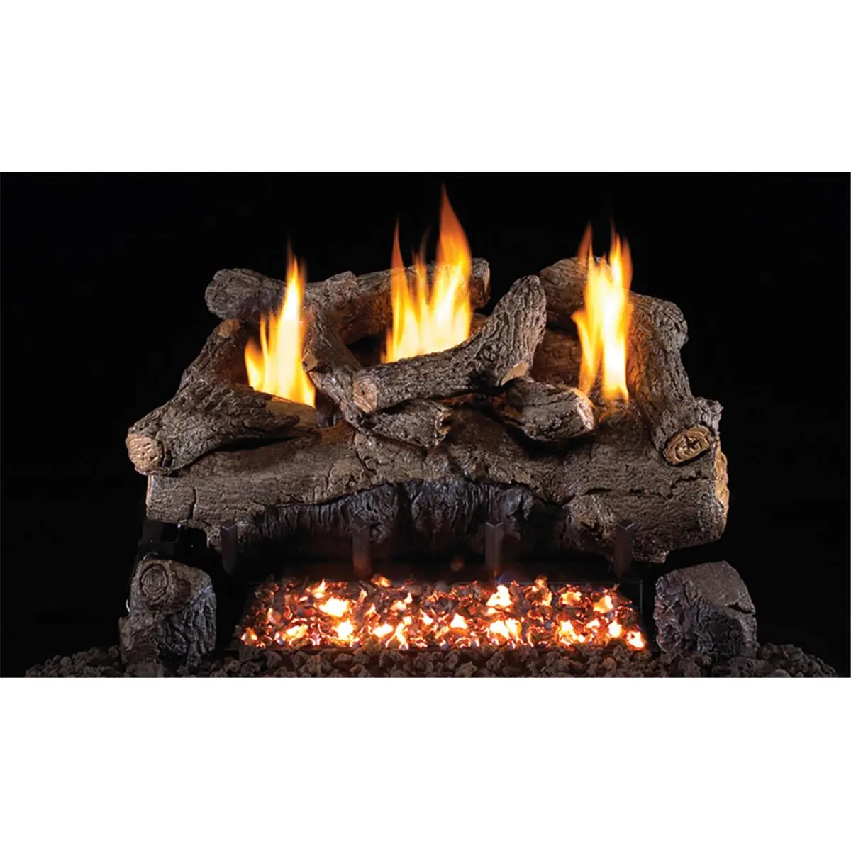 Real Fyre EFV-24 24 in. G18 Series Evening Fyre Vent Free Log Set