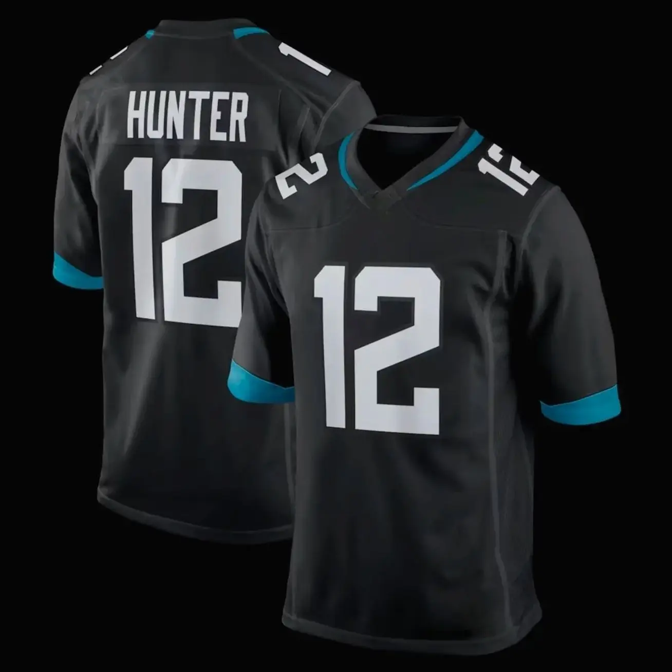 Unisex Football inspired by Hunter 12 Jacksonville Prowler Throwback Player Game Jersey - Teal