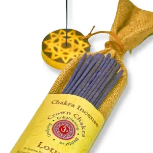 Chakra Incense Sticks in Burlap Sack