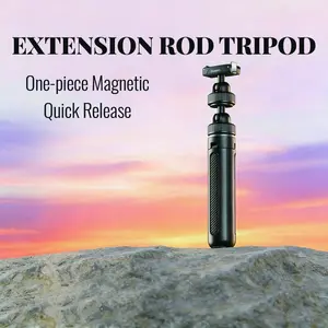 Telescopic Selfie Stick for DJI Action 6/5 Pro/4/3, Osmo Action Nano, Ace Pro2/Pro/X5 & Dual-Claw Mount