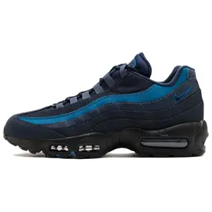nike Nike Air Max 95 Obsidian Black Harbor Blue Durable Low-Top Casual Running Shoes for Men  skepta  tailwind