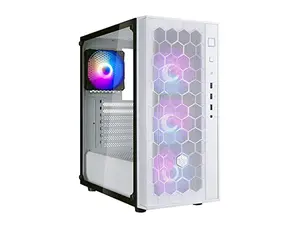 silverstone far1w-pro tempered glass mid tower atx case with argb (fara r1 pro)