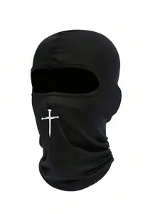 Valentine's Day Hat Unisex Cross Printing Balaclava Mask, Breathable Ski Mask for Men Women, Outdoor Sports Hiking Fishing Commuting, Breathable Face Cover