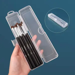 Makeup brush storage box, travel makeup brush case, makeup brush container, Clear Storage Box, storage box