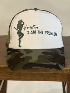 Houston, I am the problem - snapback trucker hat