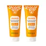 POUQUR Orange Enzymes Cleanser - Alcohol-Free, Chemical-Free, Natural Orange Ingredients Body Care Gel, Deep Cleansing Exfoliant Scrub for Face