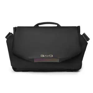 Messenger Bag 10.9 Inch Tablet/Laptop Bag Water Resistant Casual Black Crossbody Shoulder Fashion Bag for Work and Travel