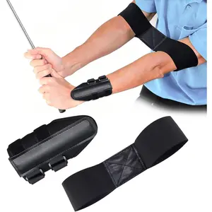 Golf  Aid, Include Golf Wrist  Aid and Arm Band, Golf Swing  Aid to Correct Wrist Angle and Develop  Memory, Posture Correcting Tool for Beginners and Pros