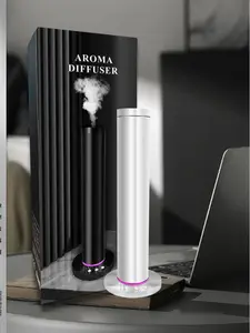 Elegant Vertical Scent Diffuser for Home - Smart Timer, Nano Atomization, APP Control, LED Ambient Light, 5 Fragrance Oils