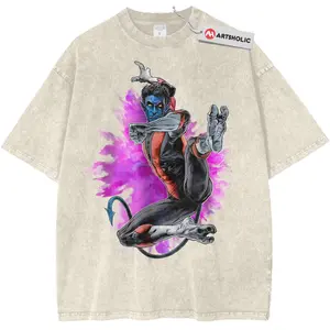 Nightcrawler Shirt, XMen Shirt, MCU Avengers Comics Shirt, Vintage Tee 45733 1388