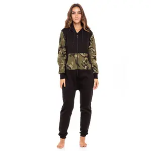 SKYLINEWEARS Adult Onesie for women Jumpsuit Pajama Unisex Non Foot Playsuit
