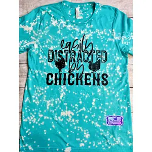 Easily Distracted By Chickens Shirt