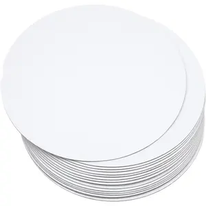 8 Inch White Round Cake Boards 40-Packs Food-Grade Cardboard Cake Base Plate Thinner But Stronger
