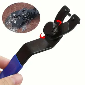 Adjustable Angle Grinder Wrench - a Durable Black Plastic Key Lock Tool for Precision Maintenance, Handheld Portable Household And Power Tool Accessories Available All Year Round.