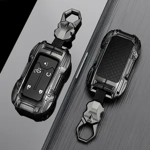 Key Fob Cover for 2023 2022 2021 2020 2019 GMC Sierra and Chevy Silverado 1500 2500HD 3500HD, Remote Protector Case