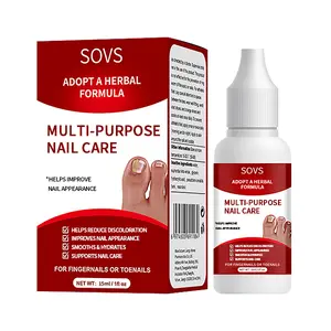 SOVS Toenail Fungus Treatment Extra Strength, Antifungal Solution for Toenail or Fingernail,Triple Action Formula for Remove Fungal, Repair and Renewal Damaged Nails, 0.5 Fl Oz Healing Healthy