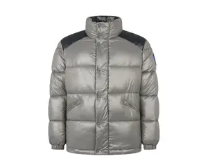 Save The Duck Luck Glossy Puffer Men Jacket Mid Grey