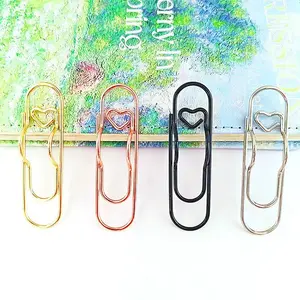 Random Color Metal Pen Clip, 6/700pcs Paper Clip with Pen Buckle, Journal Diary Accessories, Stationery Accessories
