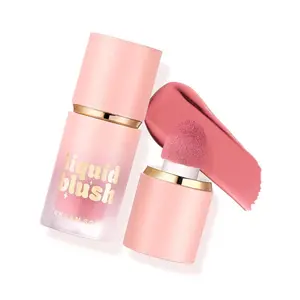 Liquid Matte Powder Blushers, Easy to Durable & Natural, Facial Makeup Rouge, Must for Travel, Home & Dating, Smooth Acne Blend Brightening Clear Foundation, Lightweight, Moisturizer Gloss Flawless Cosmetic