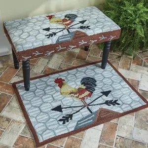 Rooster Day Bench